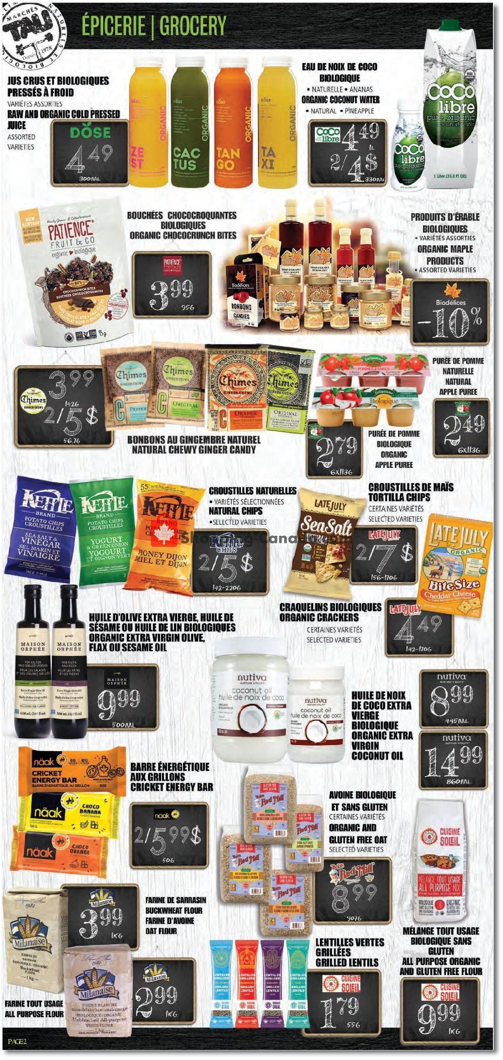 Marches Tau flyer from Monday February 18, 2019 to Sunday March 24, 2019 - page 2
