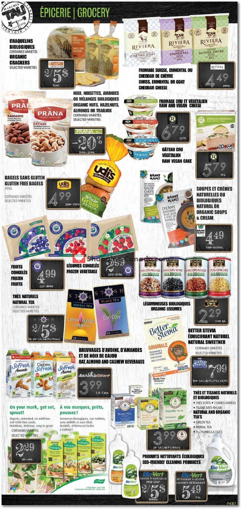 Marches Tau flyer from Monday February 18, 2019 to Sunday March 24, 2019 - page 3