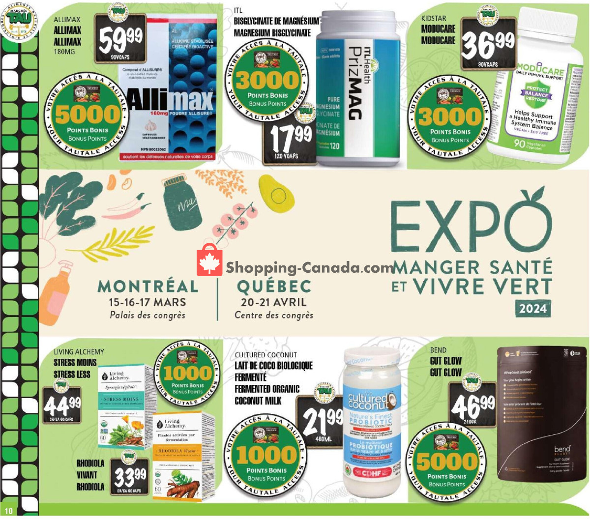 Marches Tau flyer from Monday February 5, 2024 to Sunday March 3, 2024 - page 10