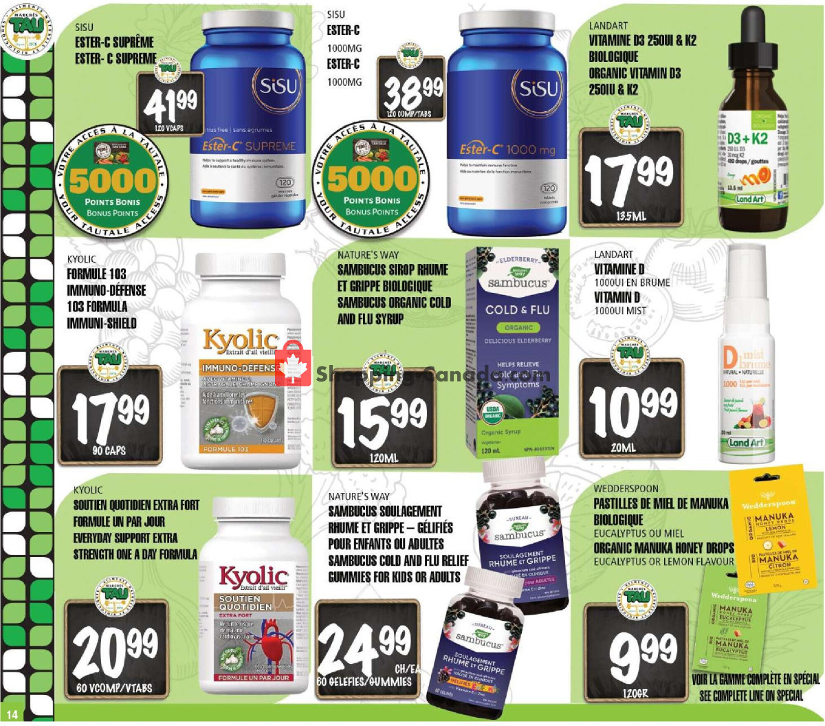 Marches Tau flyer from Monday February 5, 2024 to Sunday March 3, 2024 - page 14