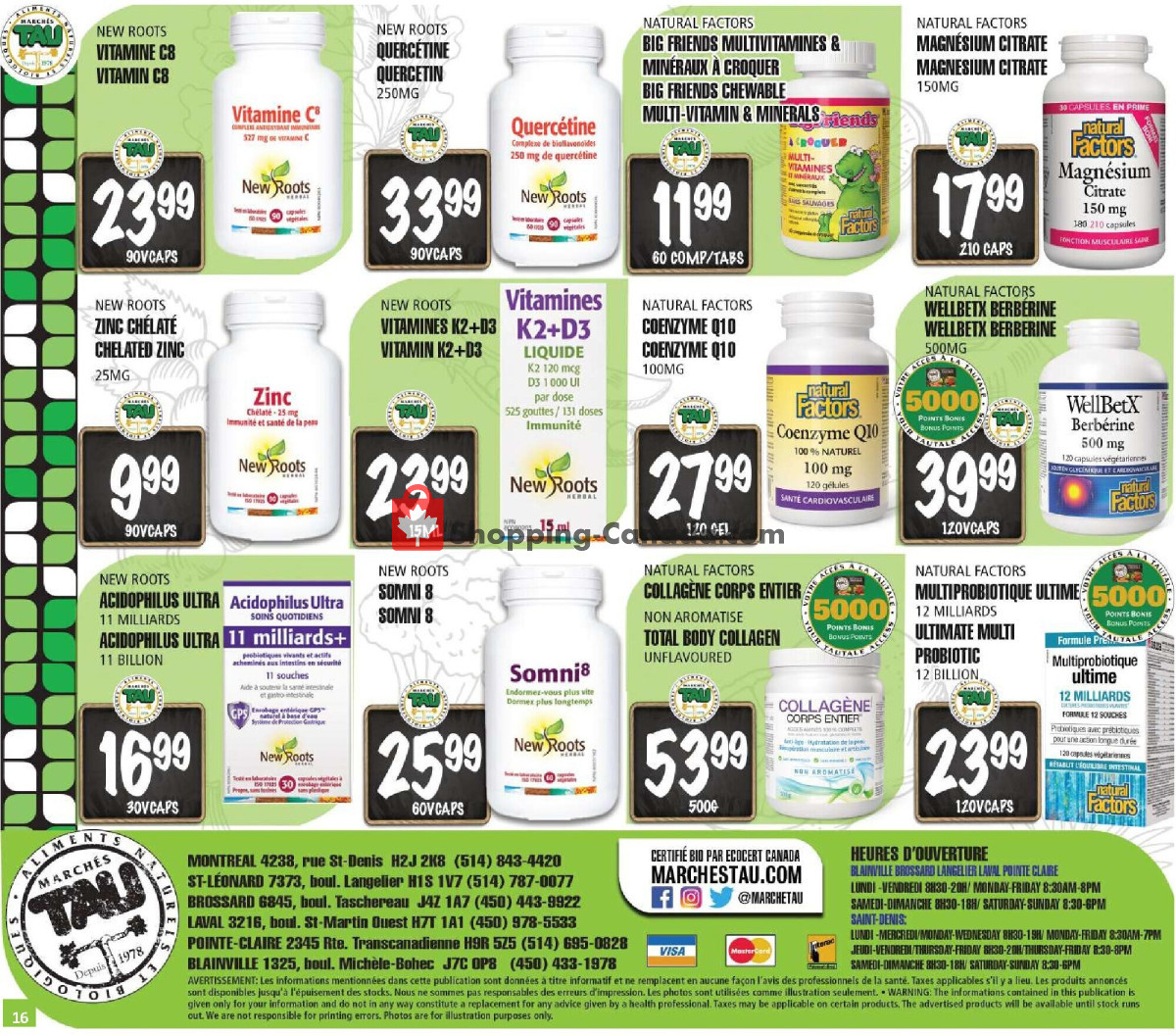 Marches Tau flyer from Wednesday January 3, 2024 to Sunday February 4, 2024 - page 16