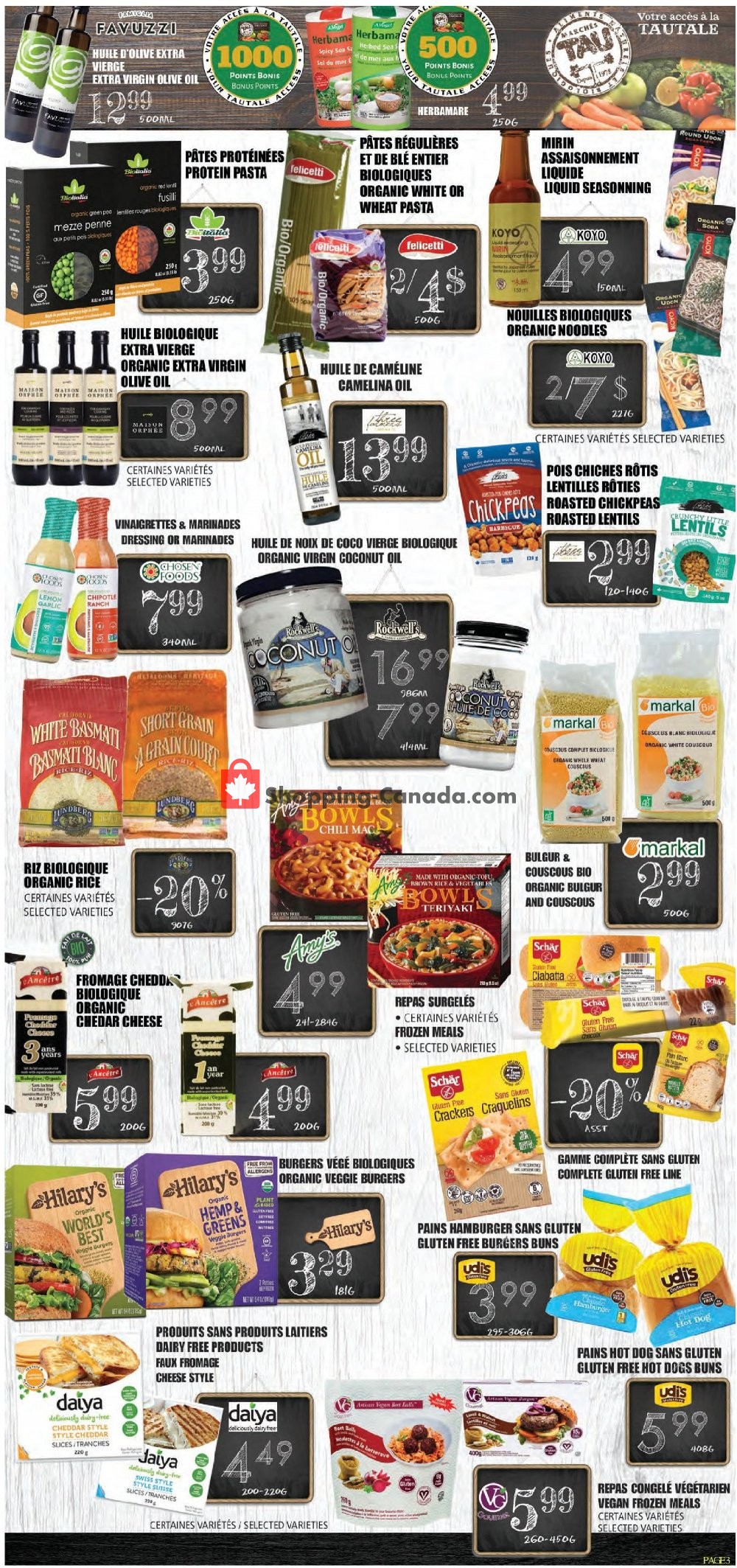 Marches Tau flyer from Monday May 6, 2019 to Sunday June 9, 2019 - page 3
