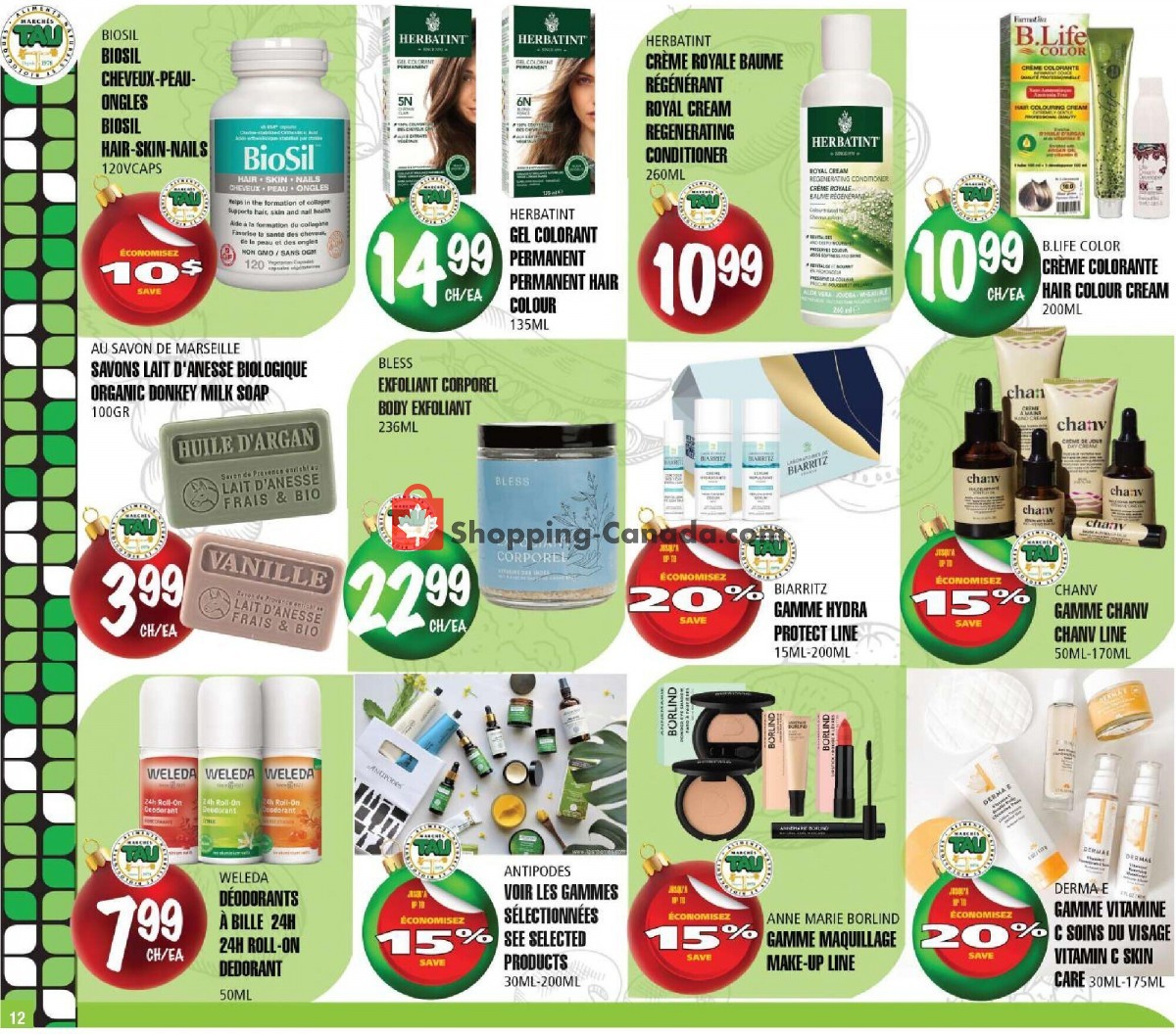 Marches Tau flyer from Monday November 13, 2023 to Tuesday January 2, 2024 - page 12