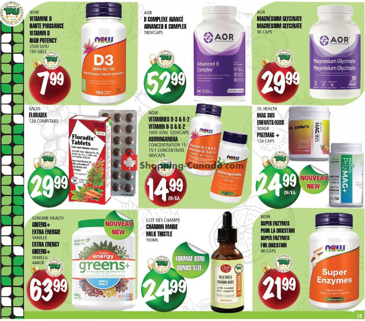 Marches Tau flyer from Monday November 13, 2023 to Tuesday January 2, 2024 - page 15