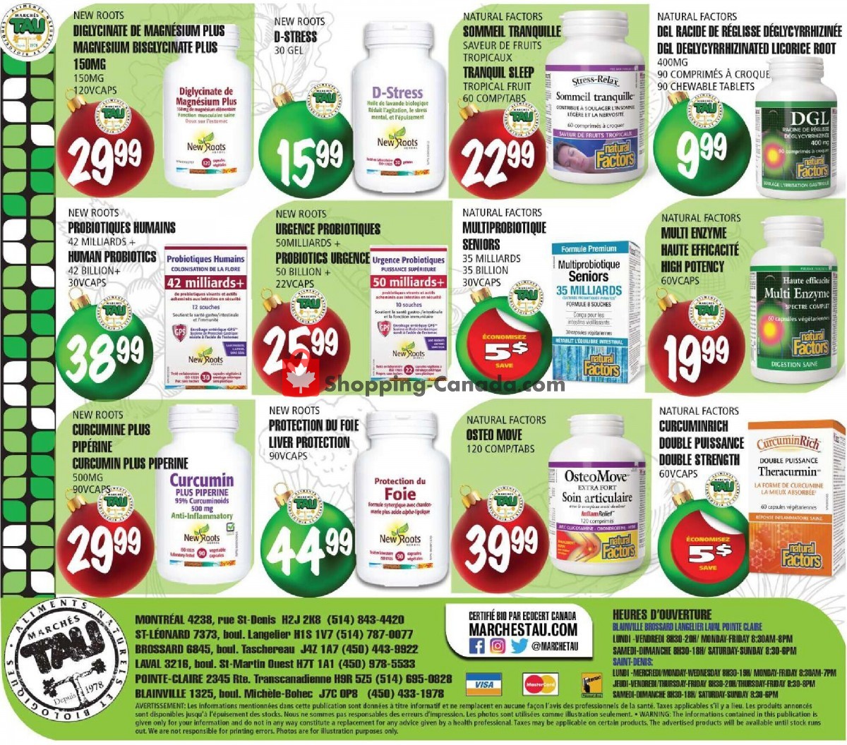 Marches Tau flyer from Monday November 13, 2023 to Tuesday January 2, 2024 - page 16