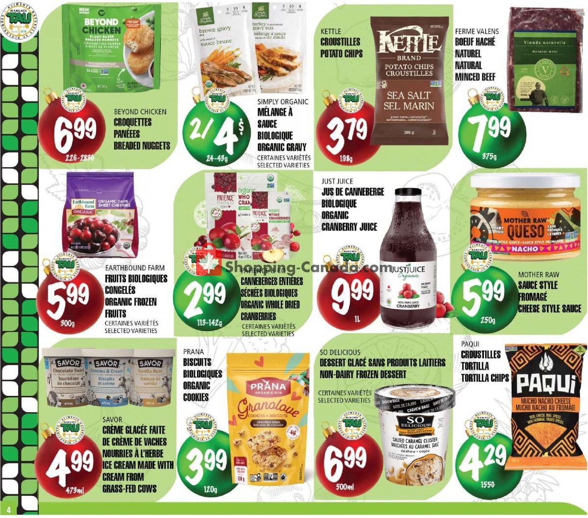 Marches Tau flyer from Monday November 13, 2023 to Tuesday January 2, 2024 - page 4