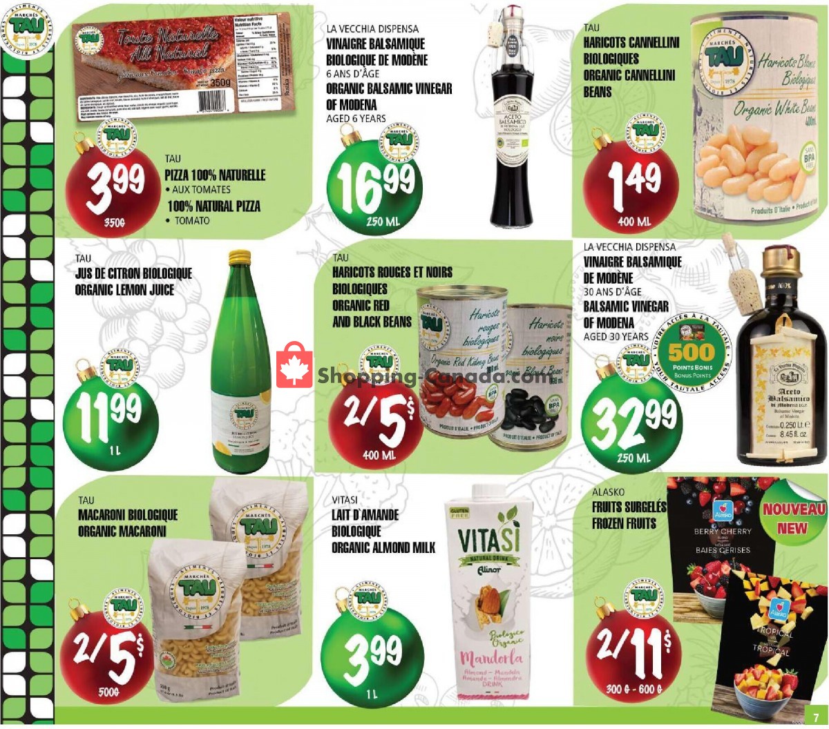 Marches Tau flyer from Monday November 13, 2023 to Tuesday January 2, 2024 - page 7