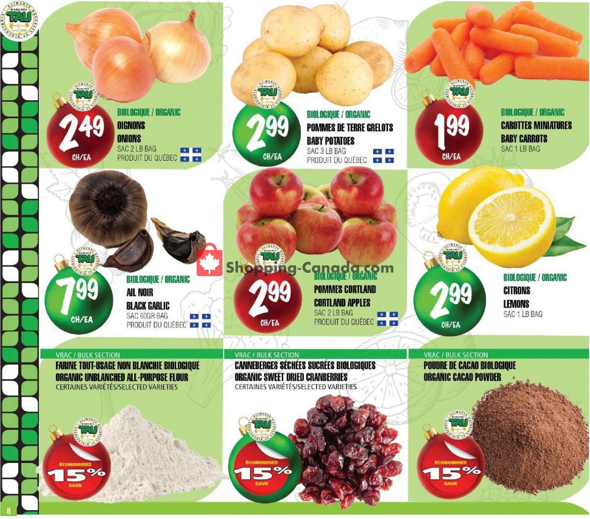 Marches Tau flyer from Monday November 13, 2023 to Tuesday January 2, 2024 - page 8