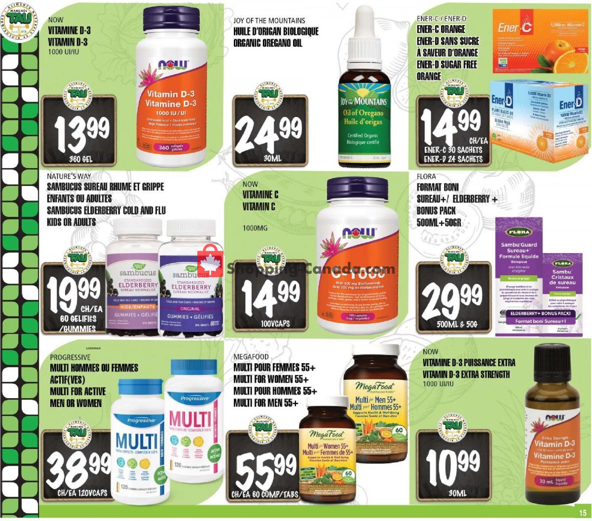 Marches Tau flyer from Monday September 25, 2023 to Sunday November 12, 2023 - page 15