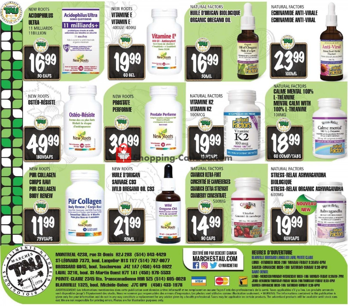 Marches Tau flyer from Monday September 25, 2023 to Sunday November 12, 2023 - page 16