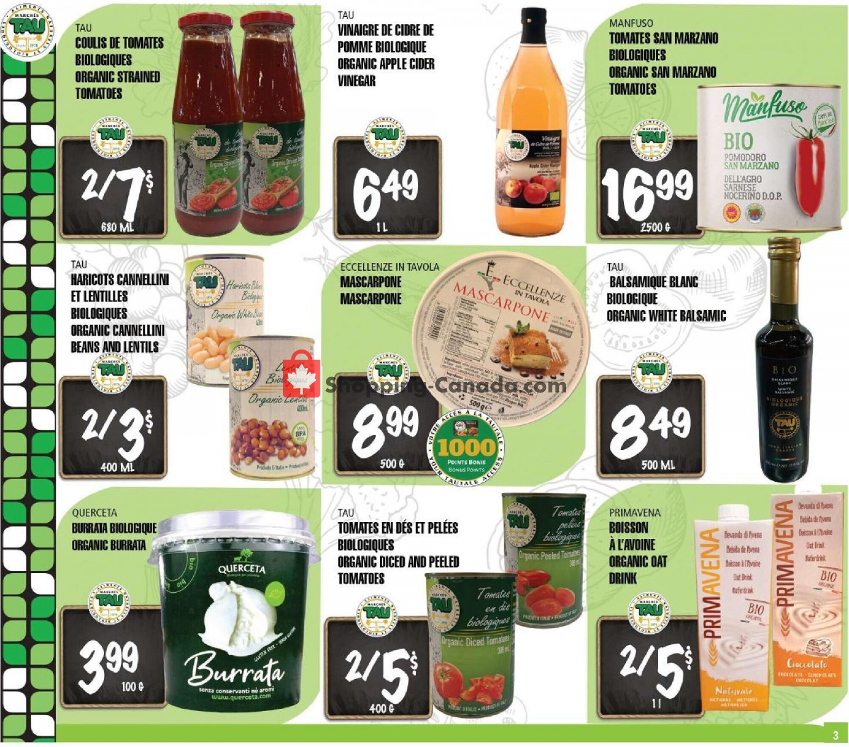 Marches Tau flyer from Monday September 25, 2023 to Sunday November 12, 2023 - page 3