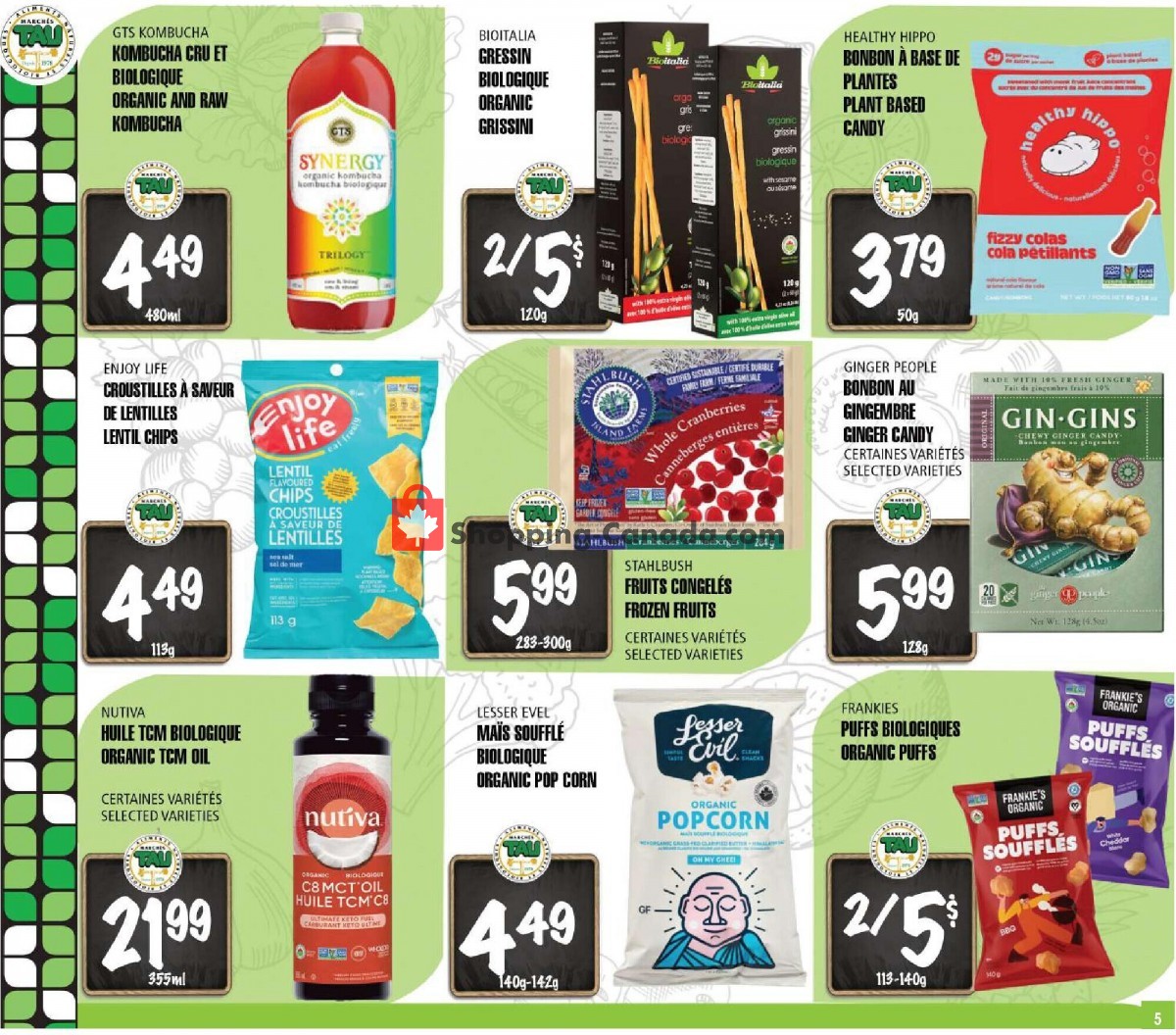 Marches Tau flyer from Monday September 25, 2023 to Sunday November 12, 2023 - page 5