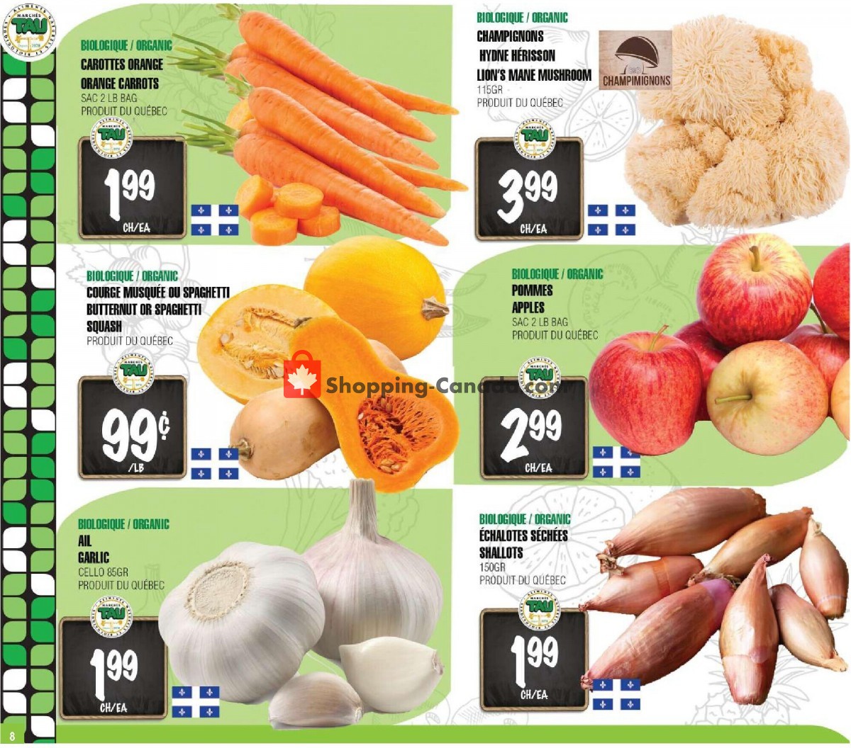 Marches Tau flyer from Monday September 25, 2023 to Sunday November 12, 2023 - page 8