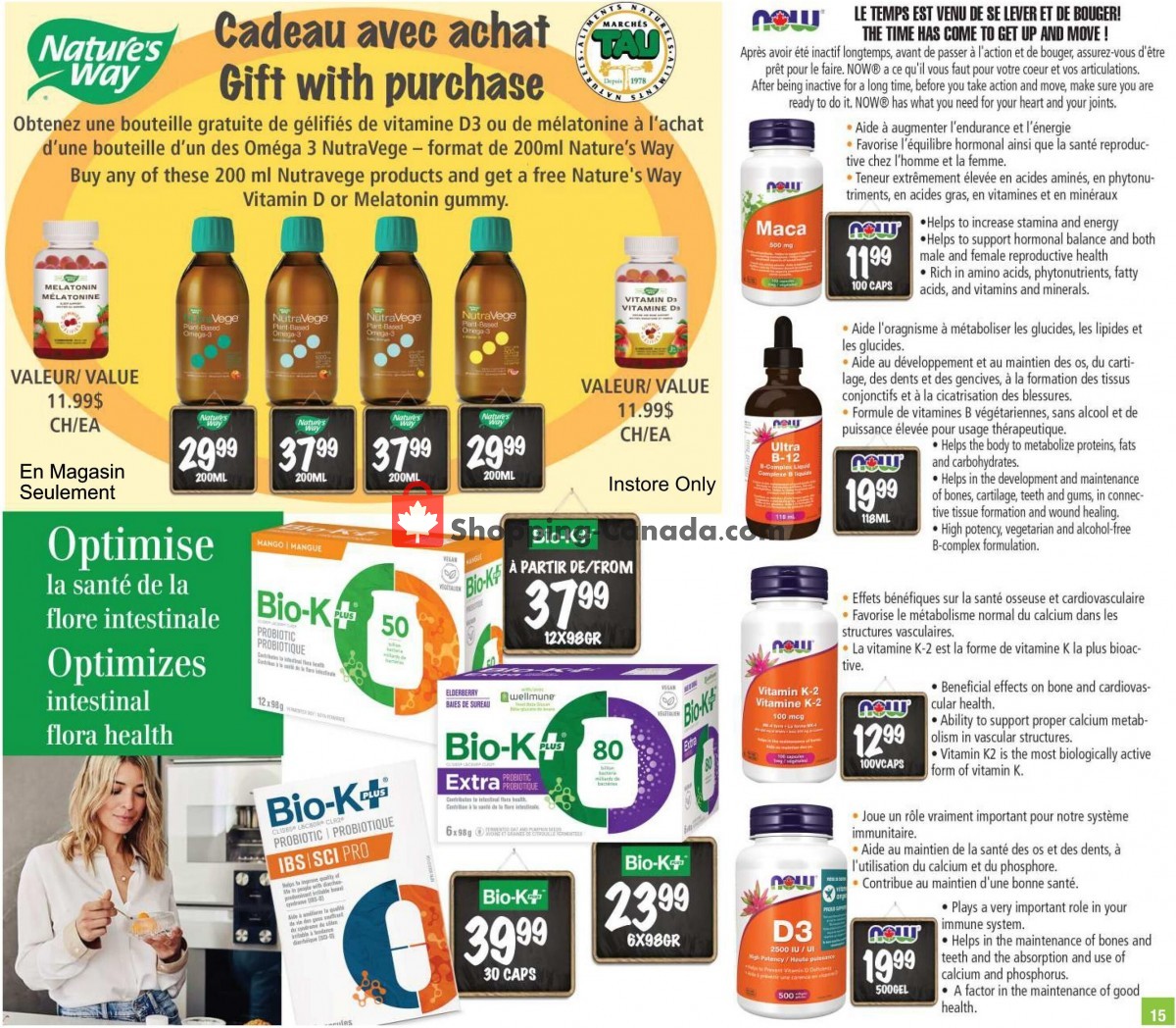 Marches Tau flyer from Monday March 27, 2023 to Sunday April 30, 2023 - page 15