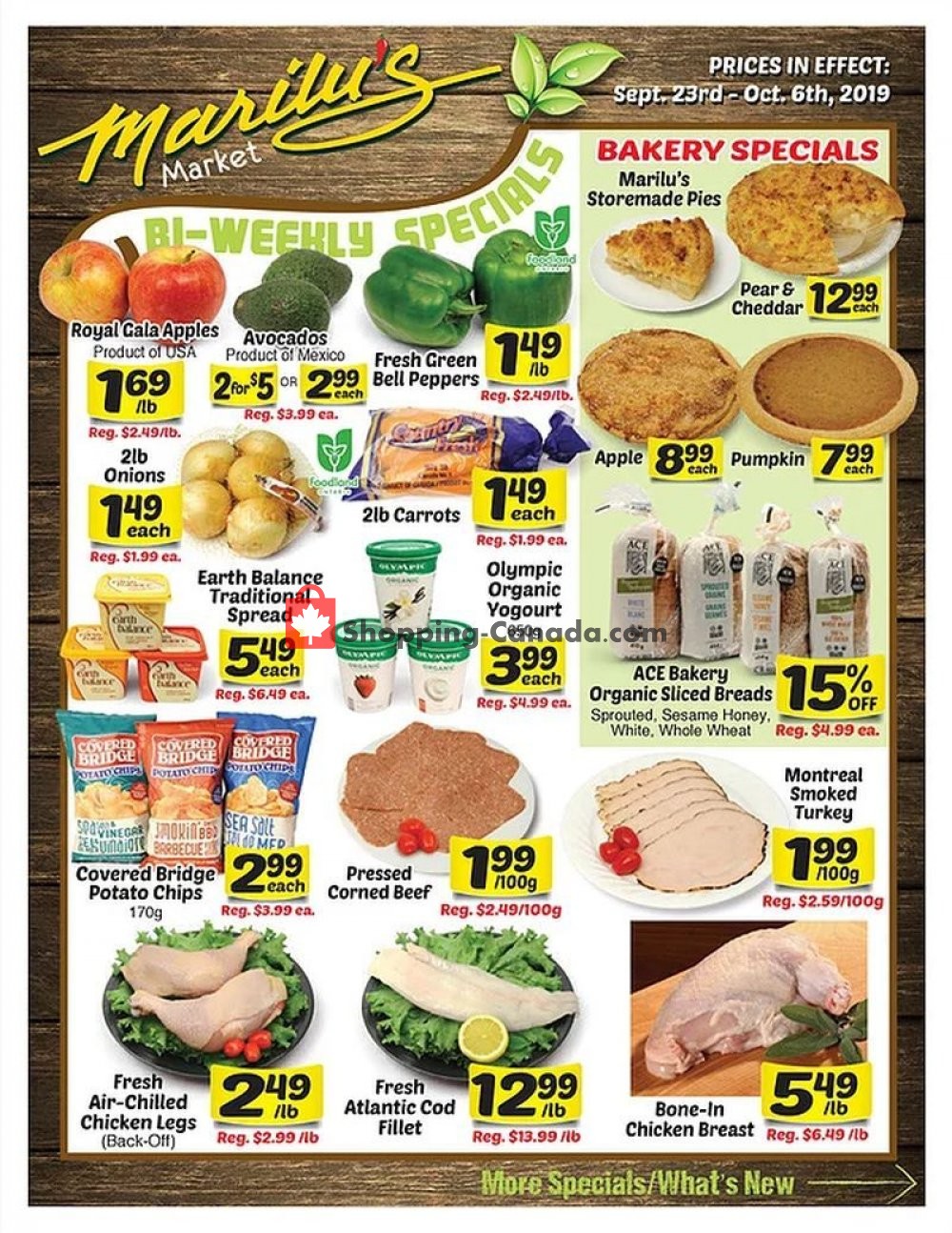 Marilu's Market flyer from Monday September 23, 2019 to Sunday October 6, 2019 - page 1