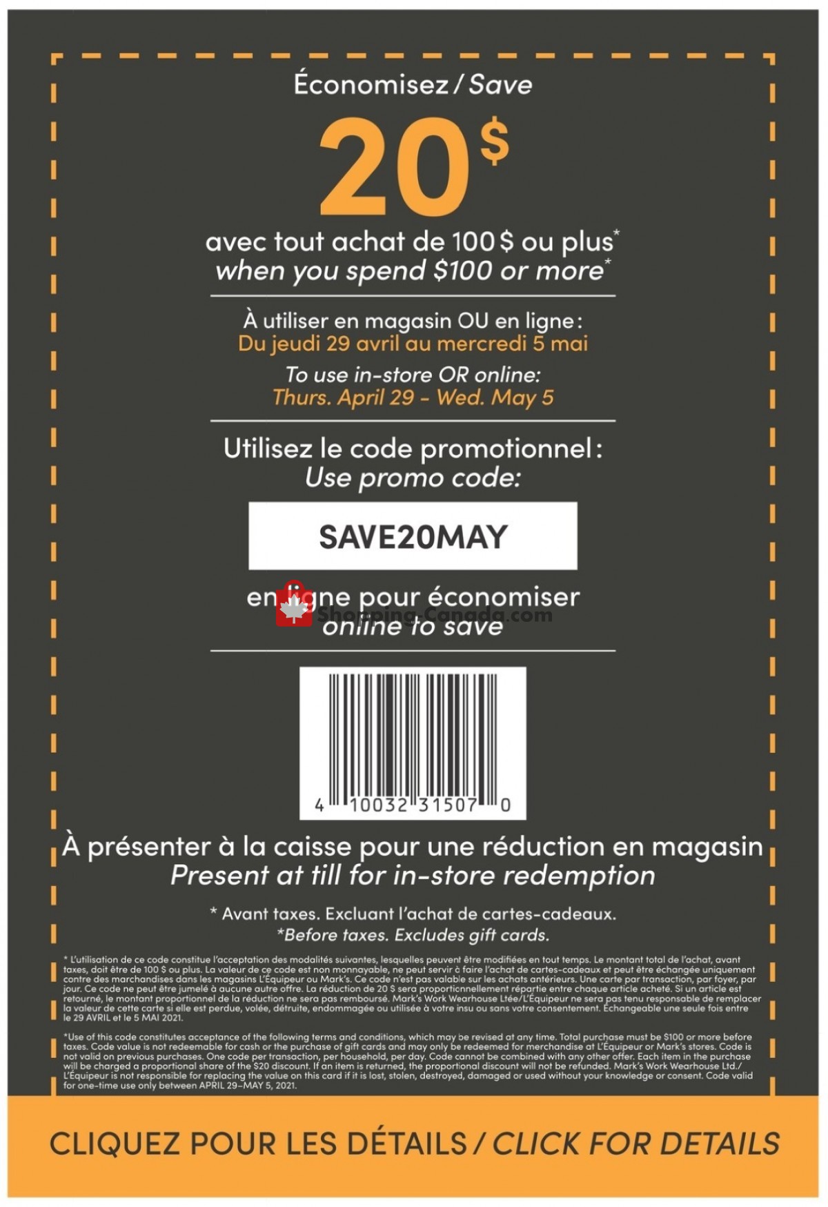 Mark's Work Wearhouse flyer from Thursday April 29, 2021 to Wednesday May 5, 2021 - page 8