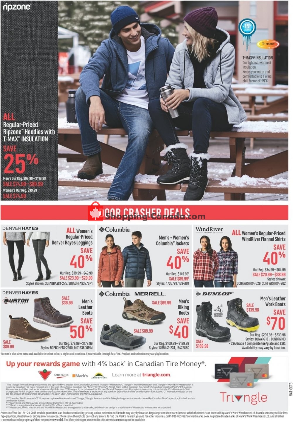 Mark's Work Wearhouse flyer from Wednesday October 24, 2018 to Monday October 29, 2018 - page 19