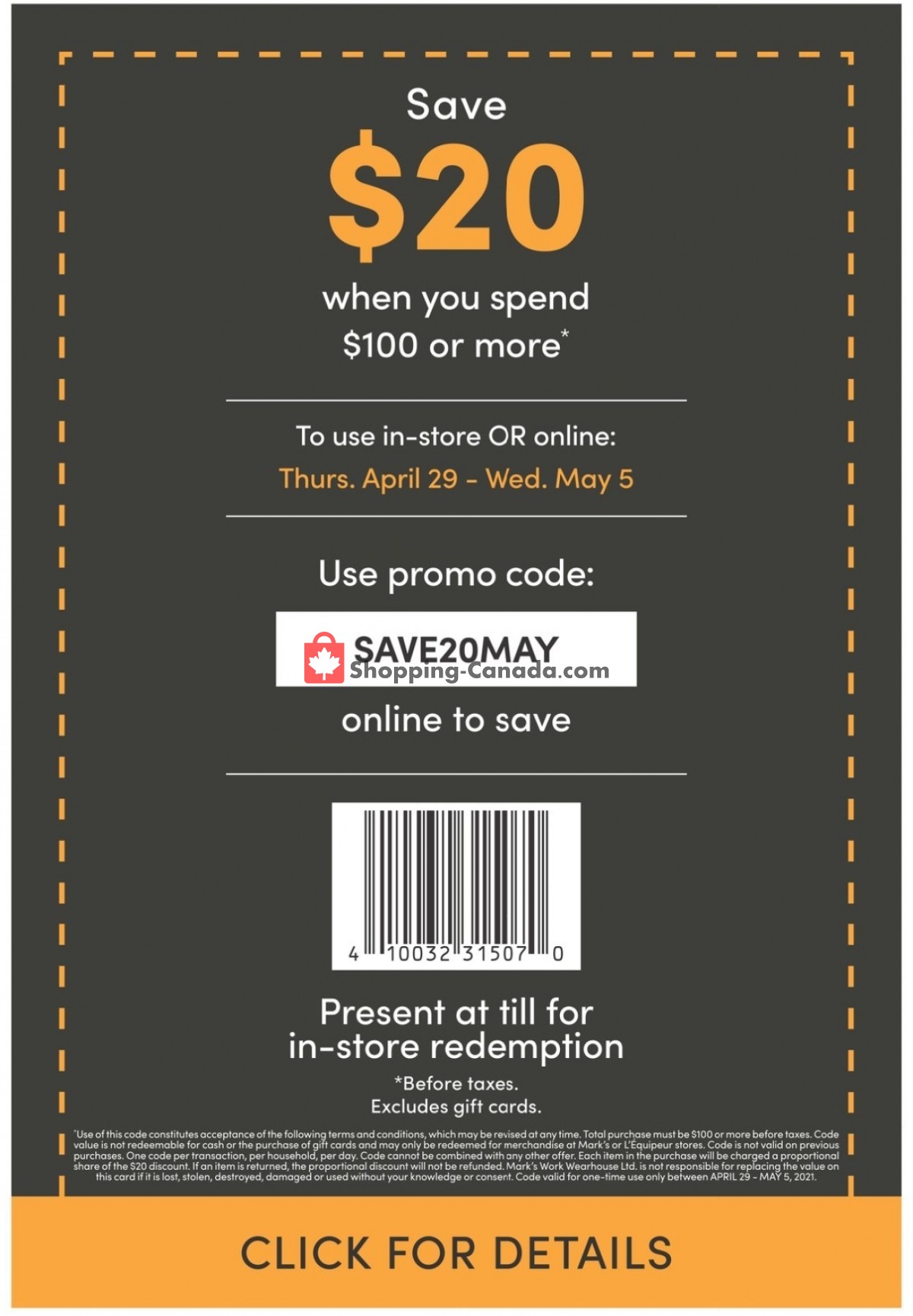 Mark's Work Wearhouse flyer from Thursday April 29, 2021 to Wednesday May 5, 2021 - page 8