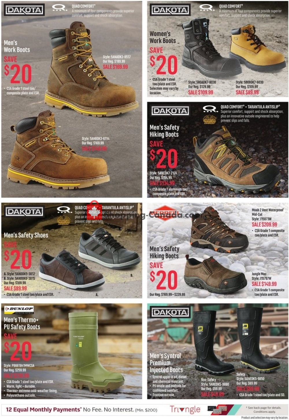 Mark's Work Wearhouse Canada, flyer October 17 October 22, 2018