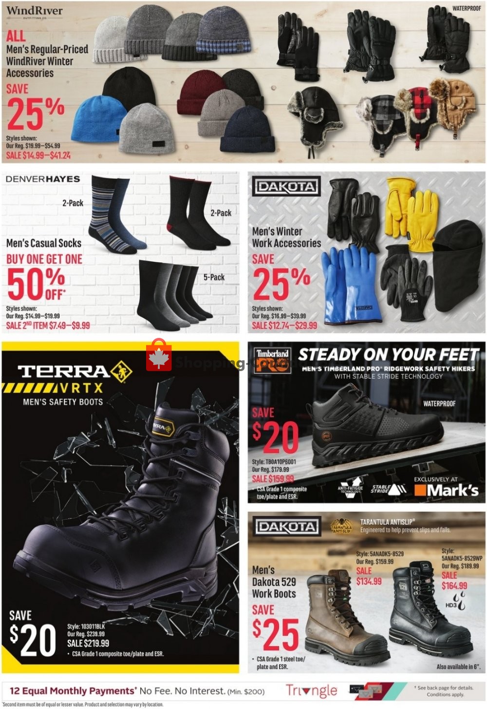 Mark's Work Wearhouse Canada, flyer October 17 October 22, 2018