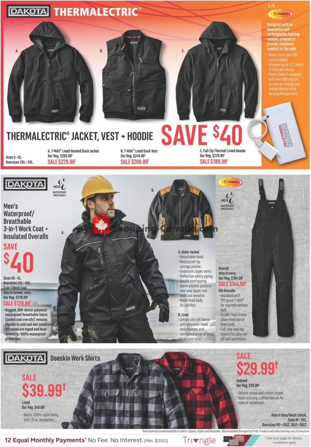 Mark's Work Wearhouse flyer from Wednesday October 31, 2018 to Monday November 5, 2018 - page 12