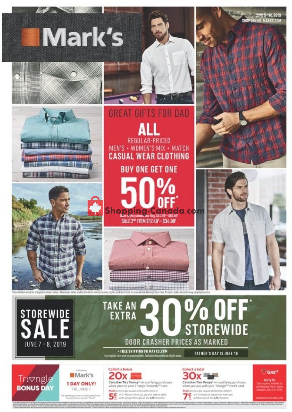Mark's Work Wearhouse Canada, flyer (Special Offer) June 5 June 10