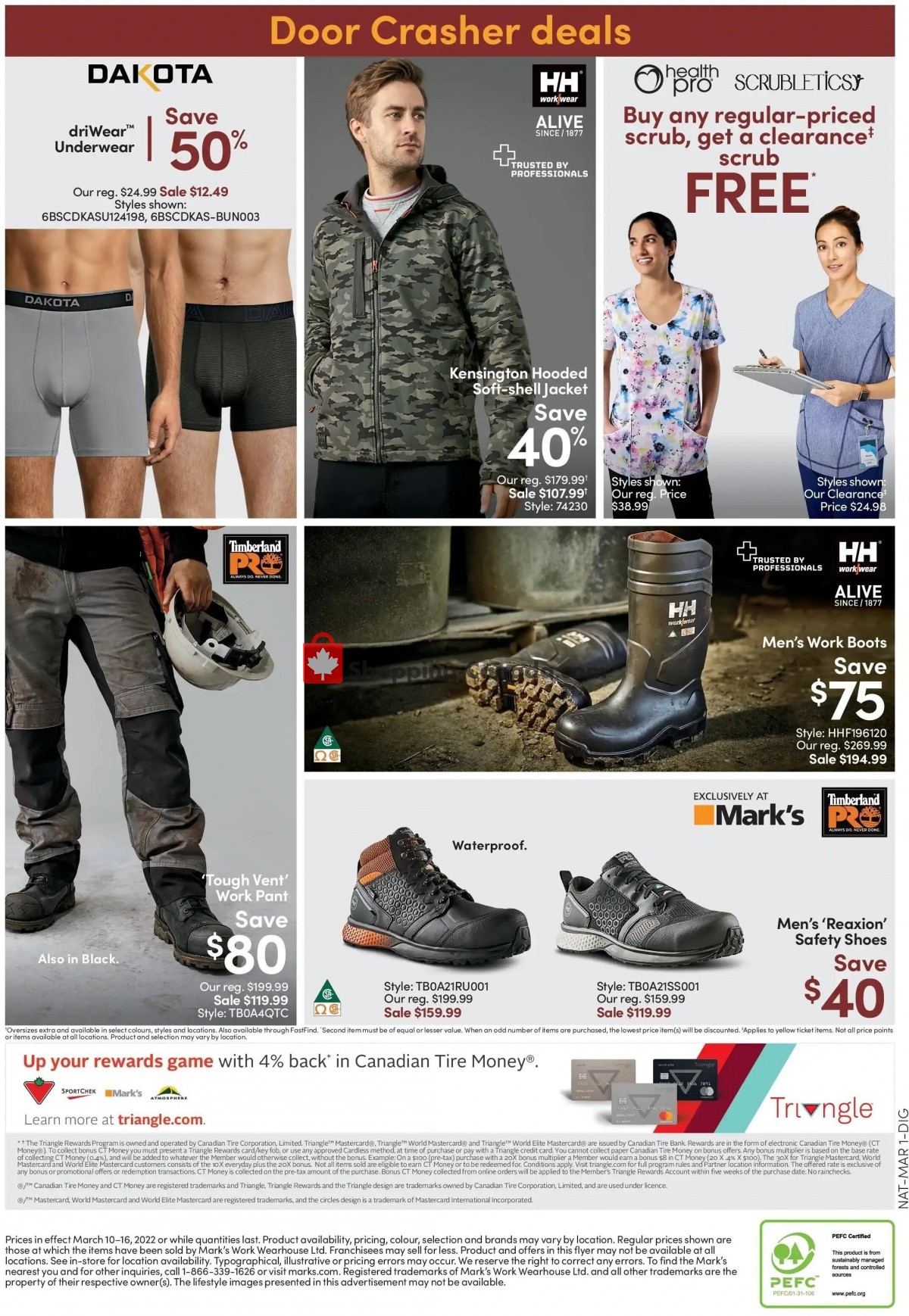 Mark's Work Wearhouse Canada, flyer (Special Offer) March 10 March 16, 2022 Shopping Canada