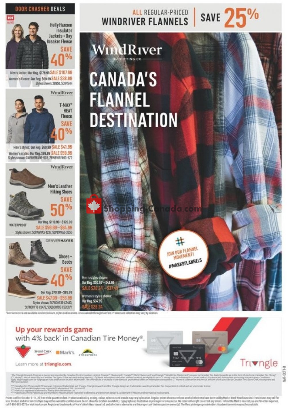 Mark's Work Wearhouse flyer from Wednesday October 9, 2019 to Monday October 14, 2019 - page 10