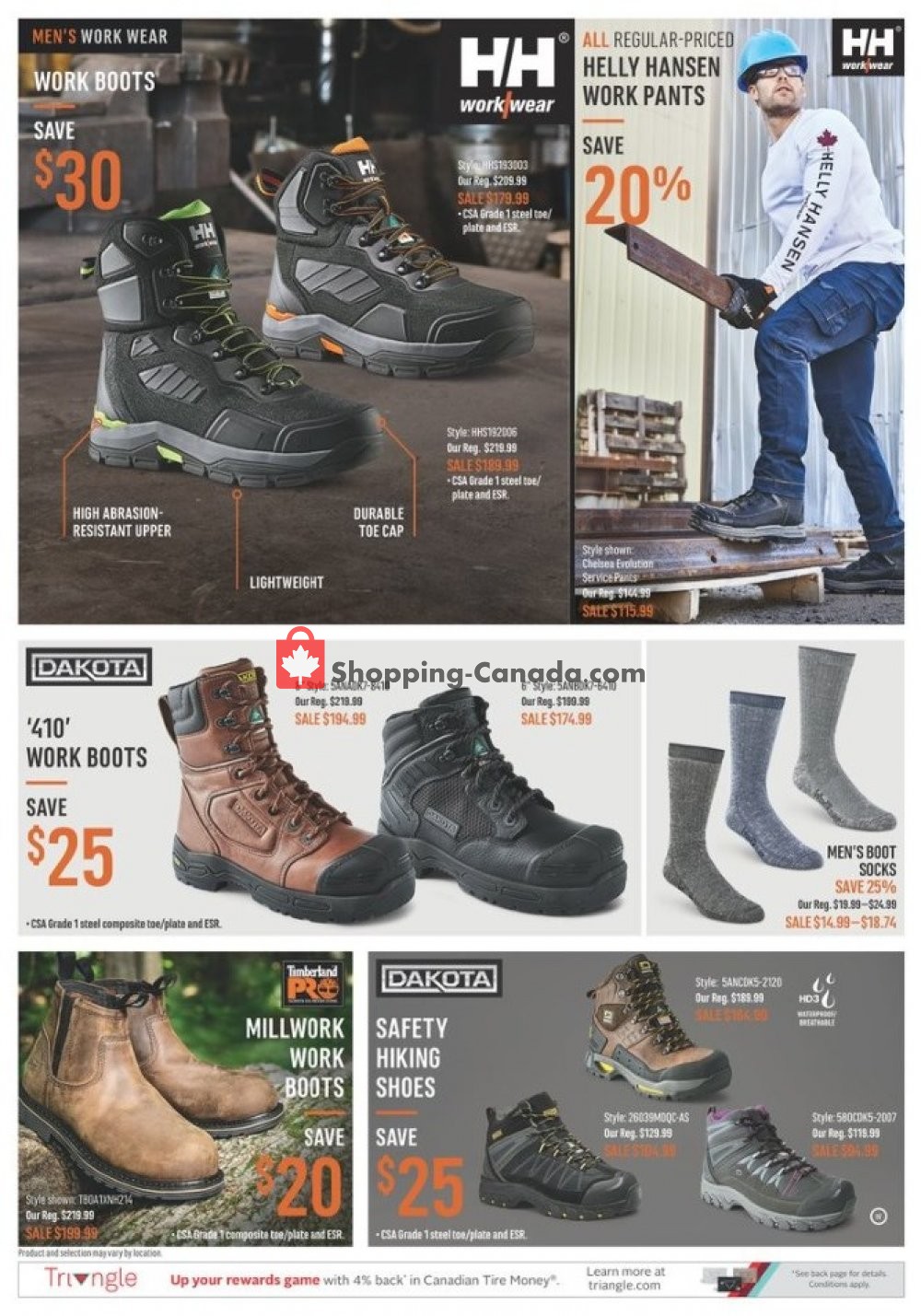 Mark's Work Wearhouse flyer from Wednesday October 9, 2019 to Monday October 14, 2019 - page 8