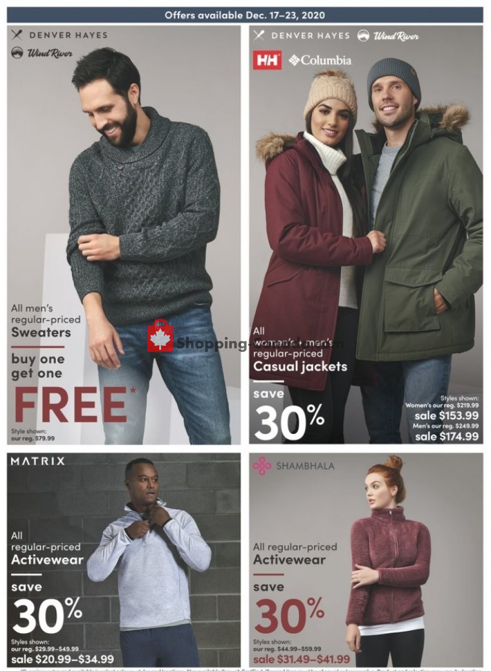 Mark's Work Wearhouse Canada, flyer (Special Offer ON) December 17