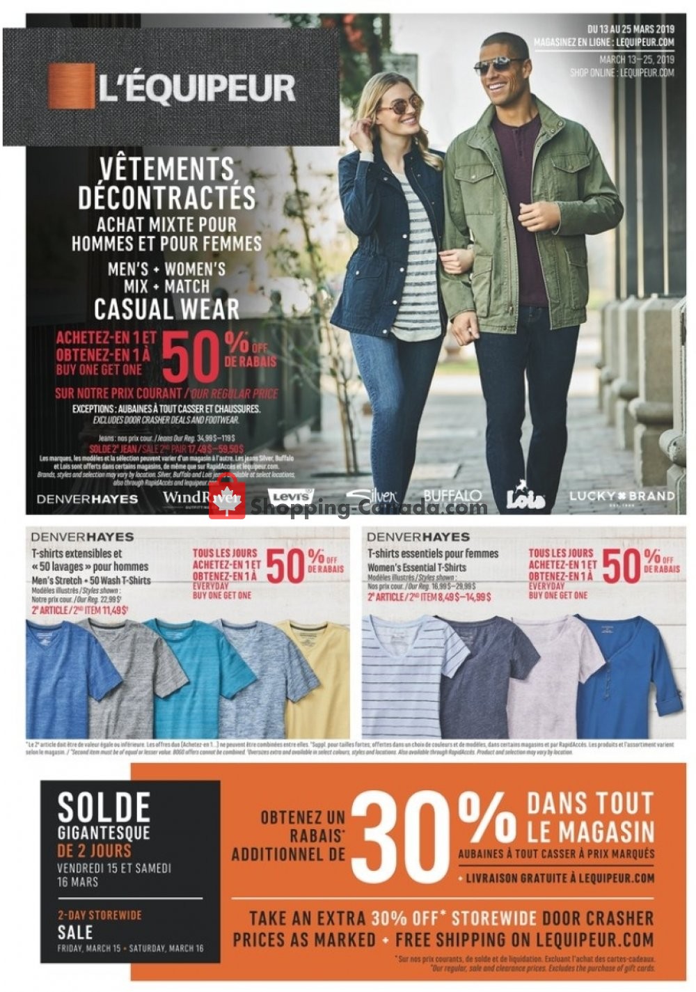 Mark's Work Wearhouse flyer from Wednesday March 13, 2019 to Monday March 25, 2019 - page 1