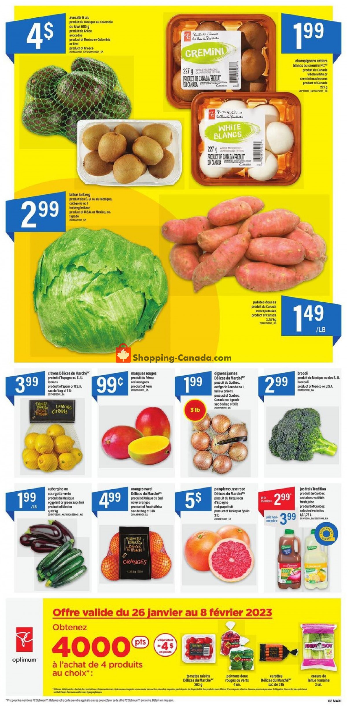 Maxi flyer from Thursday January 26, 2023 to Wednesday February 1, 2023 - page 4