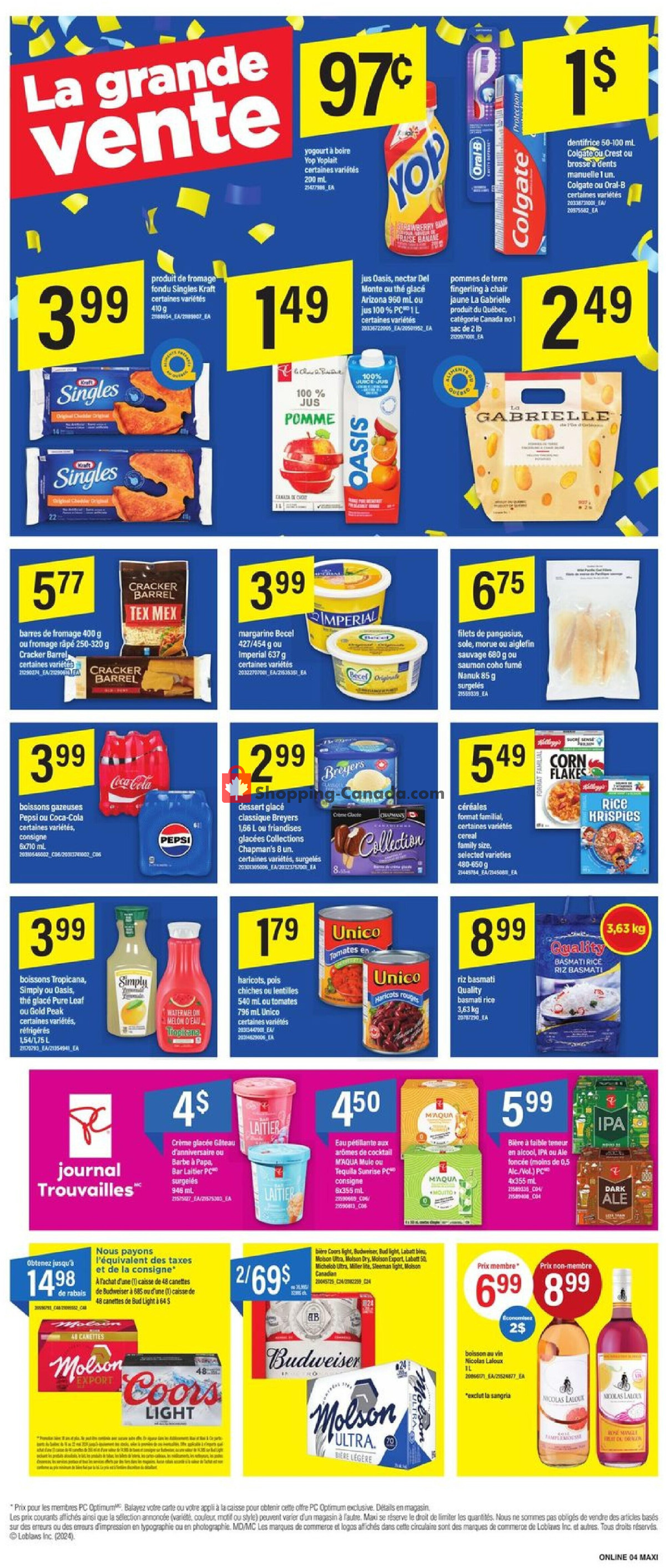 Maxi flyer from Thursday May 23, 2024 to Wednesday May 29, 2024 - page 4