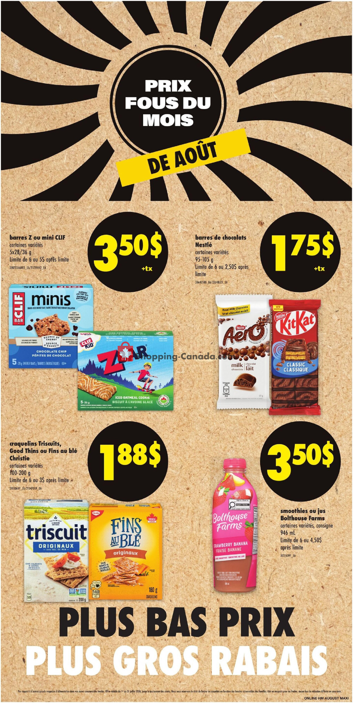 Maxi flyer from Thursday August 20, 2026 to Wednesday August 26, 2026 - page 3