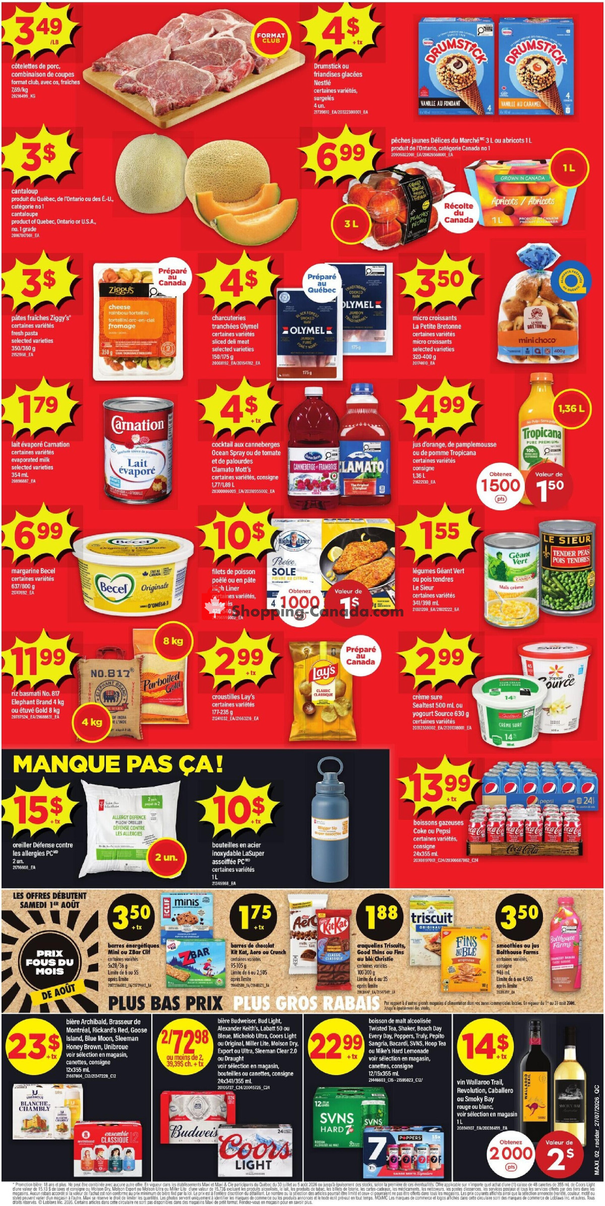 Maxi flyer from Thursday July 30, 2026 to Wednesday August 5, 2026 - page 2