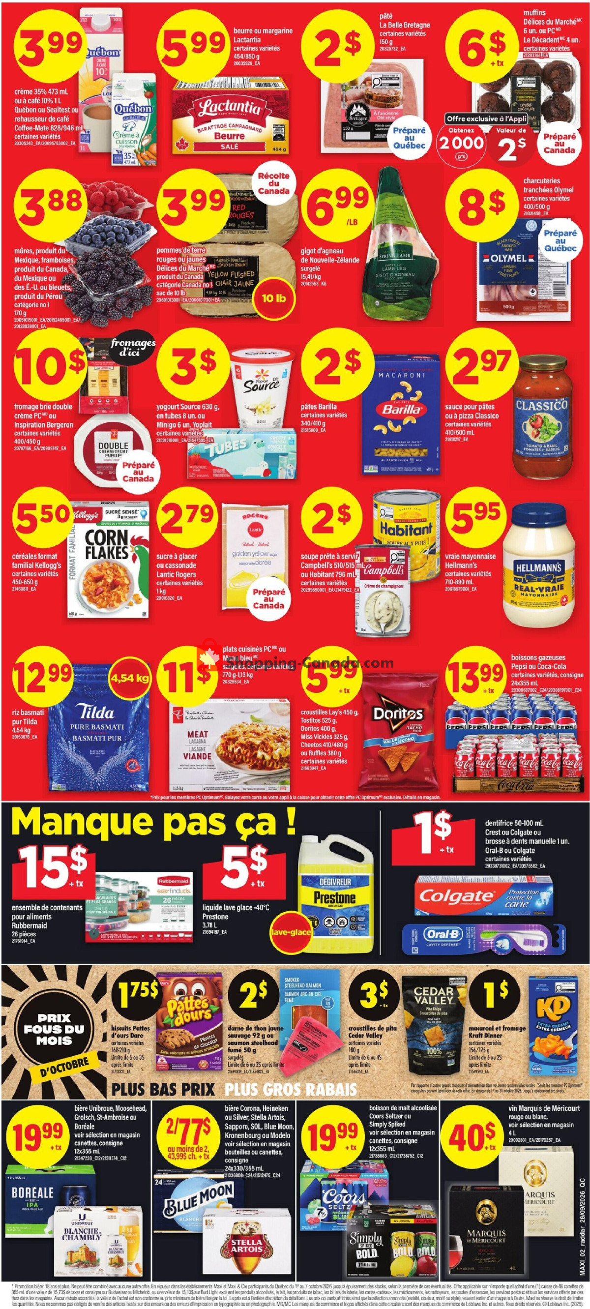 Maxi flyer from Thursday October 1, 2026 to Wednesday October 7, 2026 - page 2