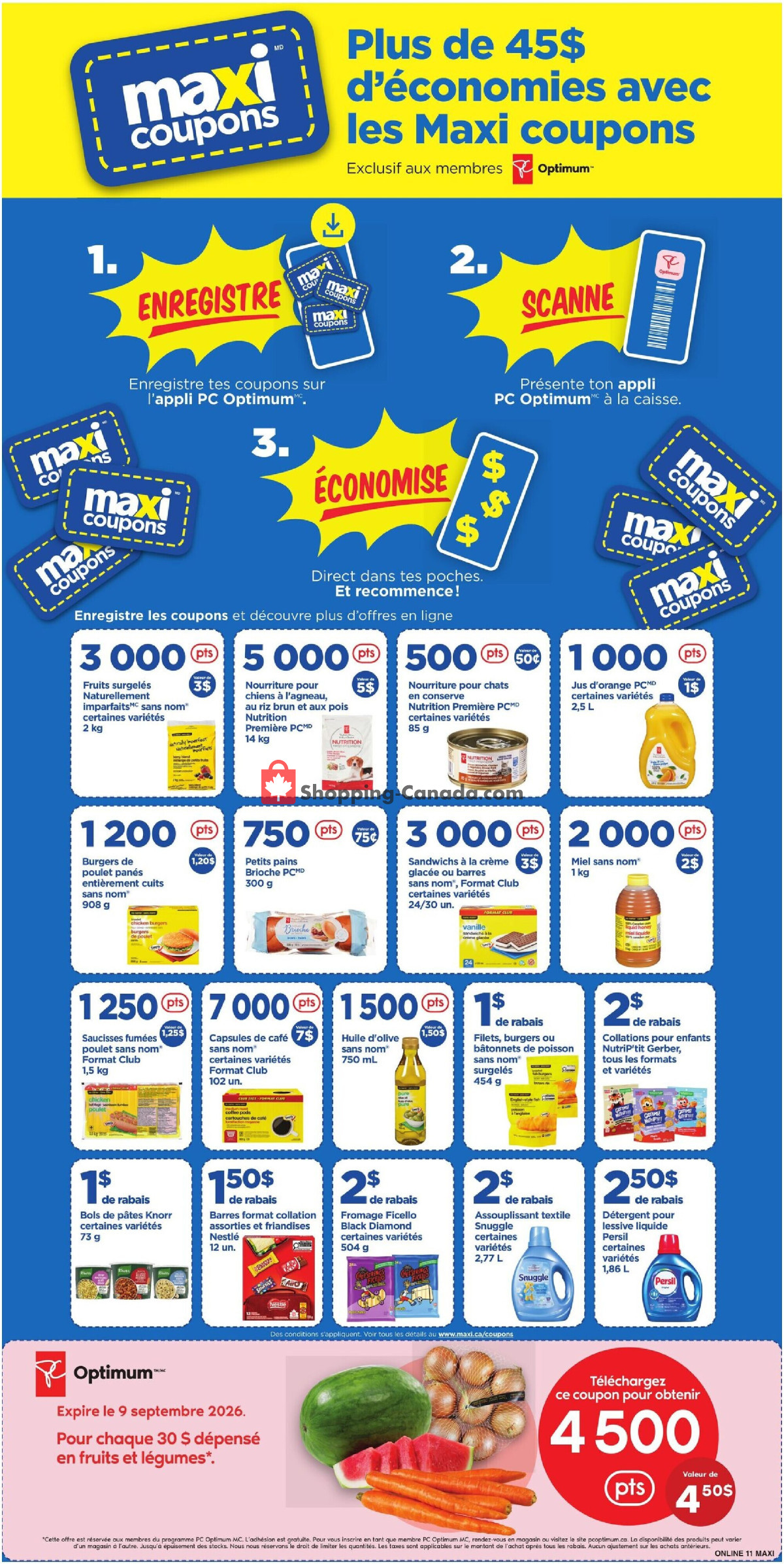 Maxi flyer from Thursday September 3, 2026 to Wednesday September 9, 2026 - page 13