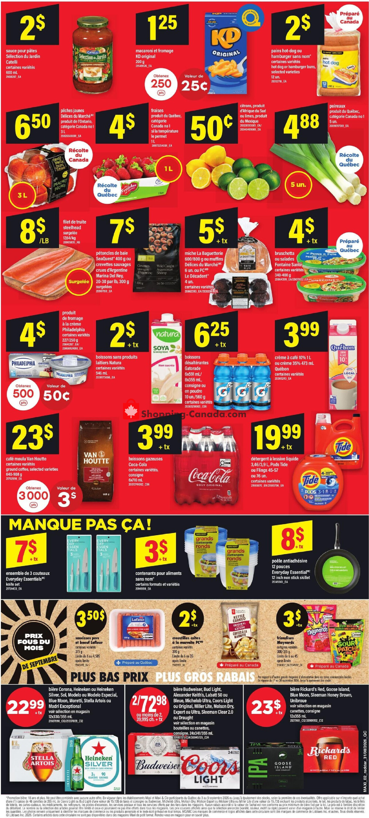 Maxi flyer from Thursday September 3, 2026 to Wednesday September 9, 2026 - page 2