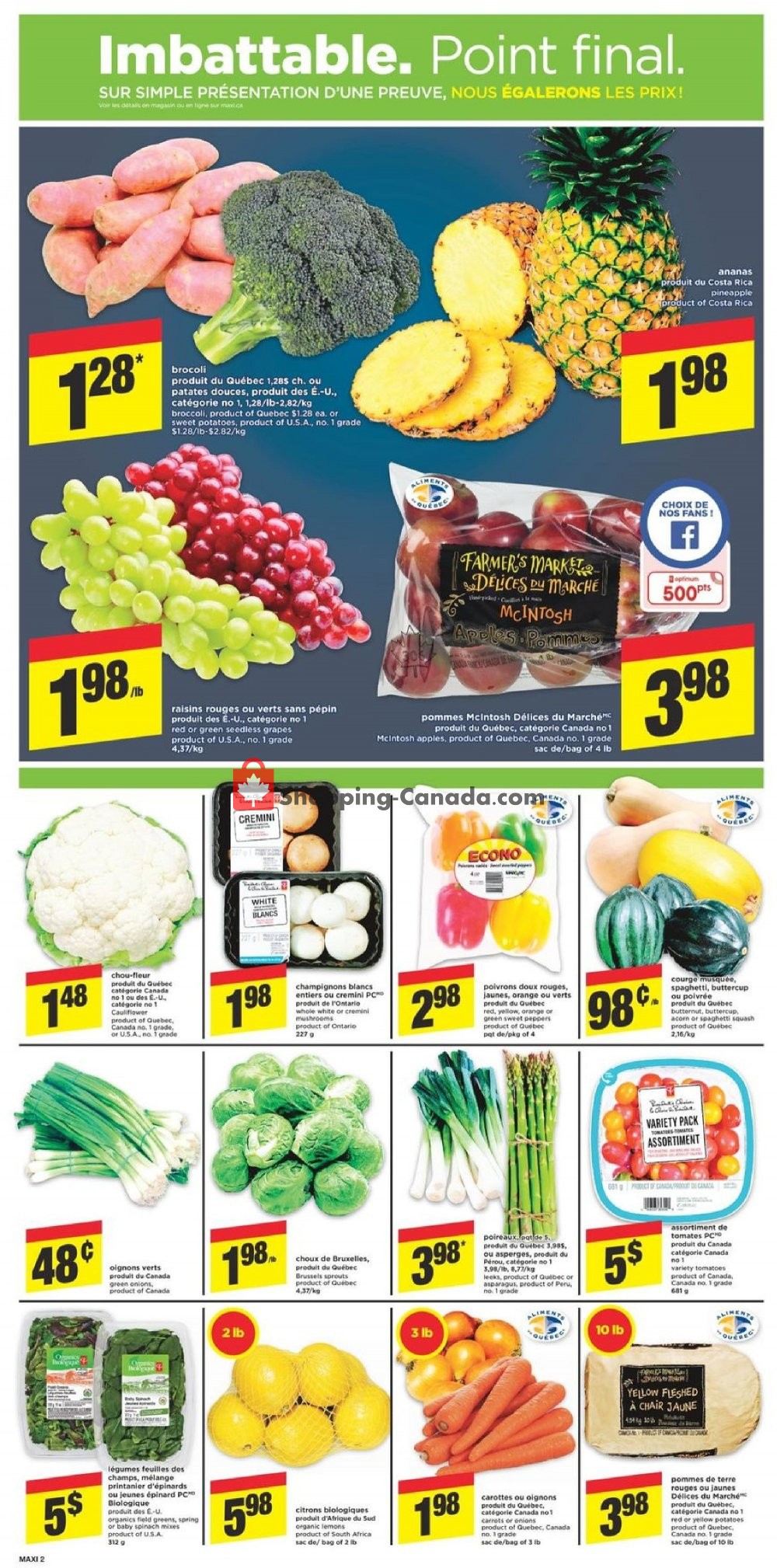 Maxi flyer from Thursday October 4, 2018 to Wednesday October 10, 2018 - page 2