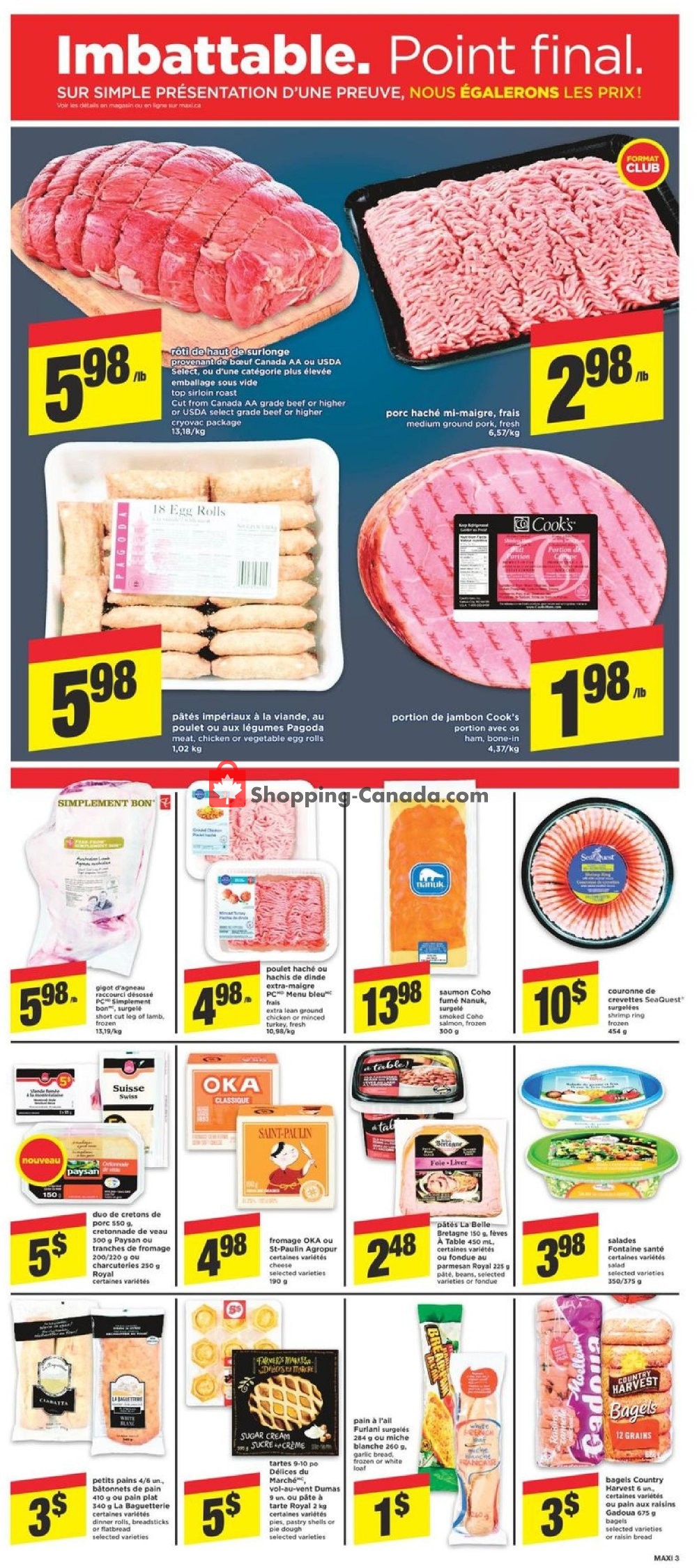 Maxi flyer from Thursday October 4, 2018 to Wednesday October 10, 2018 - page 3