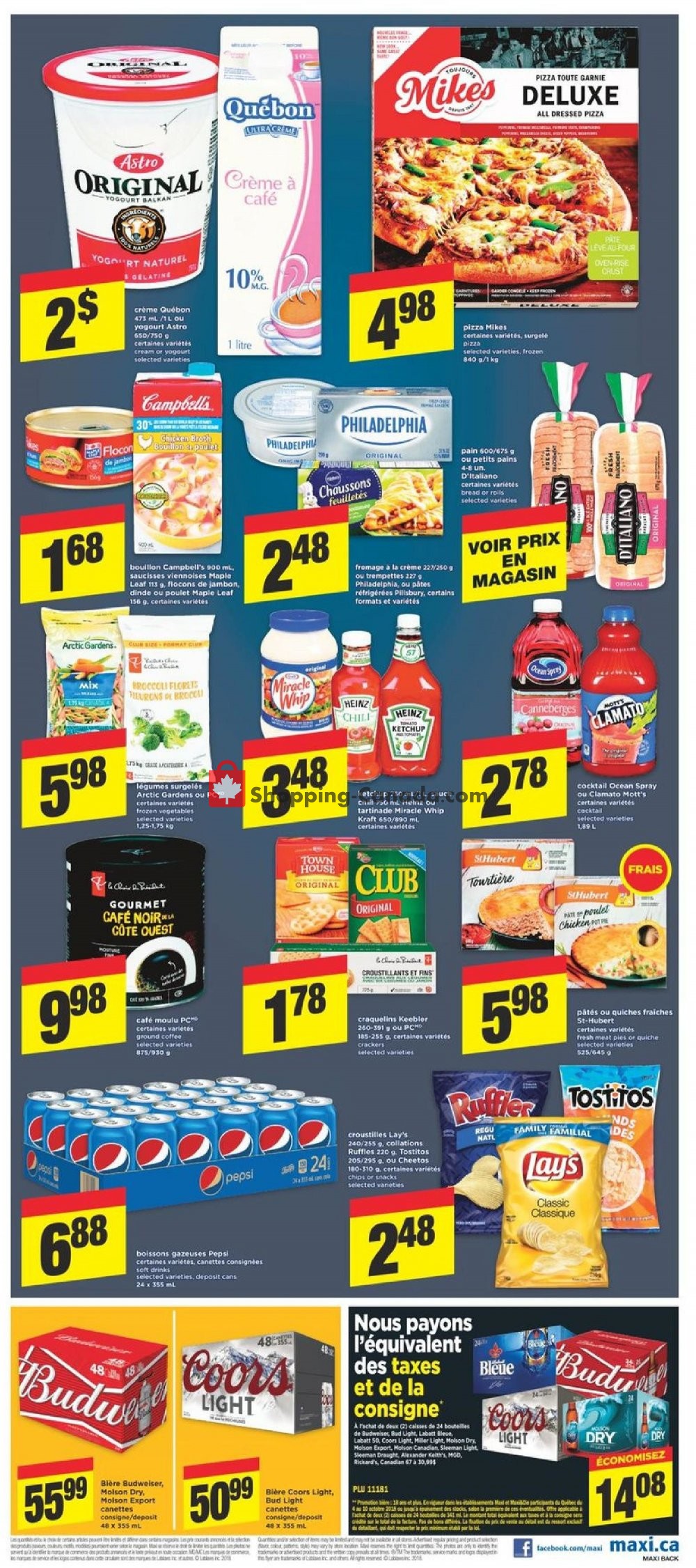 Maxi flyer from Thursday October 4, 2018 to Wednesday October 10, 2018 - page 8