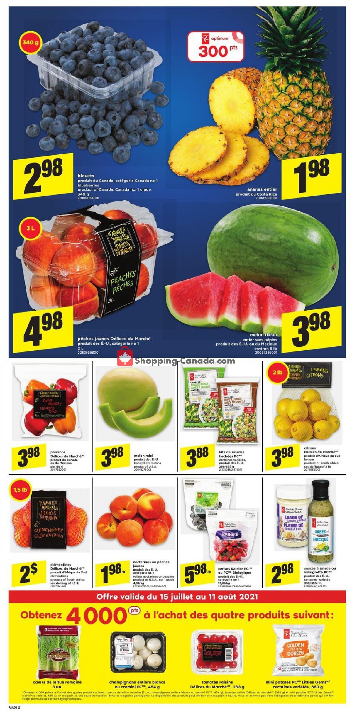 Maxi flyer from Thursday July 15, 2021 to Wednesday July 21, 2021 - page 4