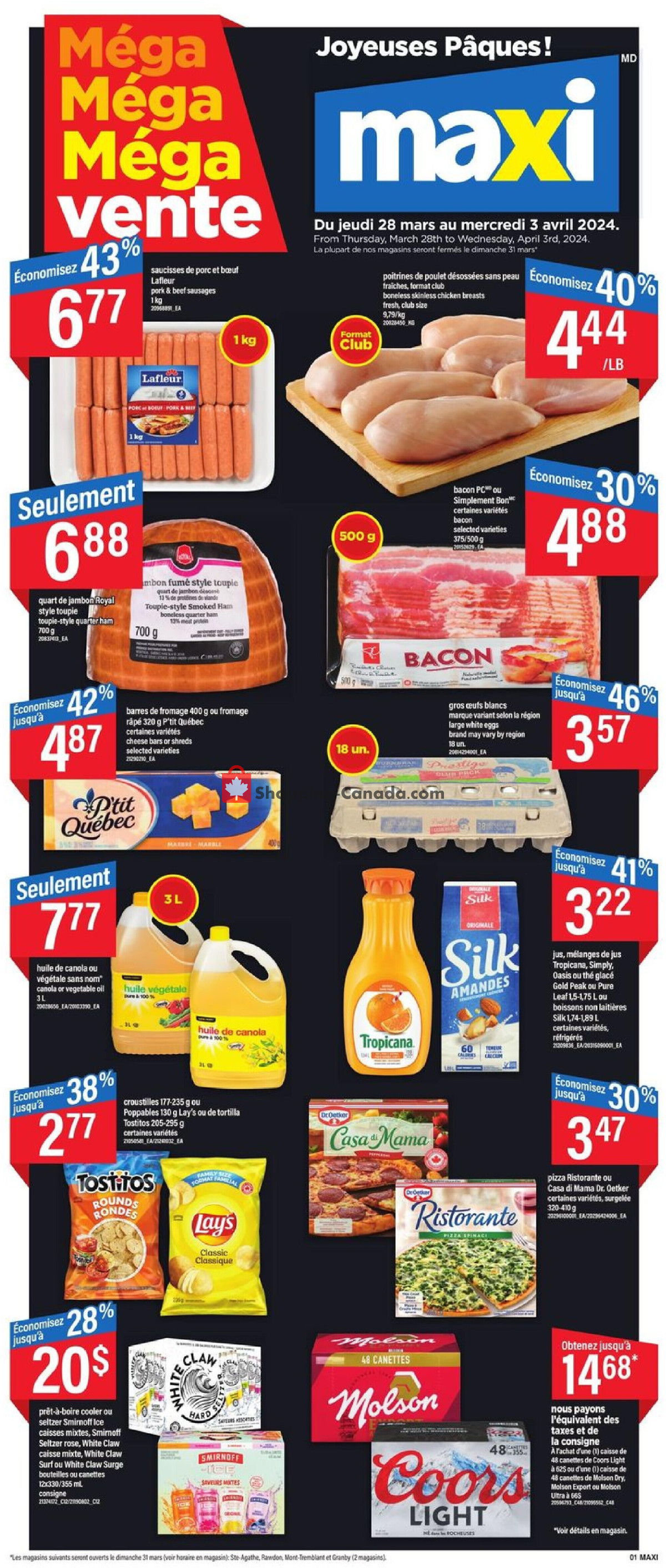 Maxi flyer from Thursday March 28, 2024 to Wednesday April 3, 2024 - page 4