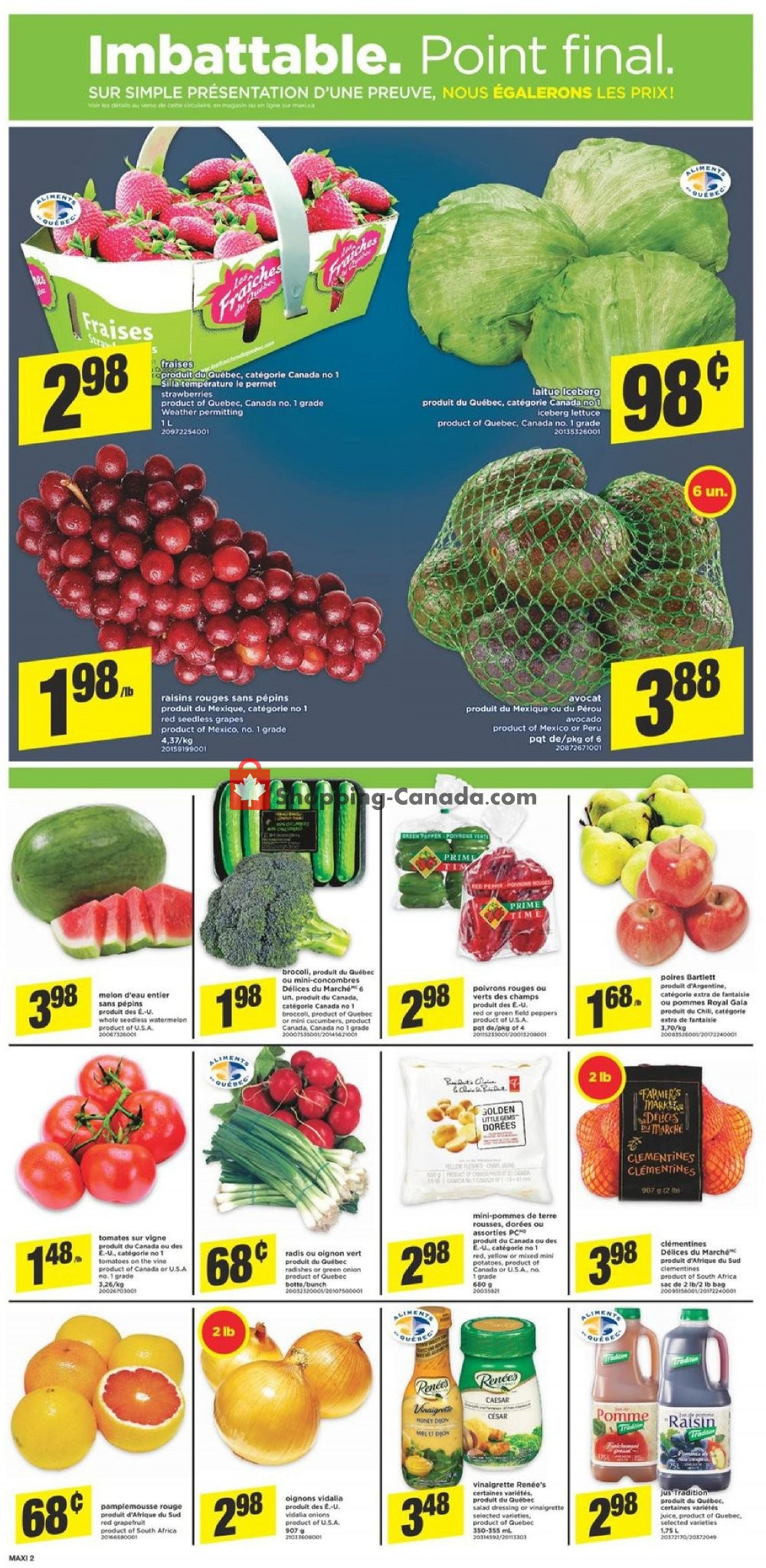 Maxi flyer from Thursday June 27, 2019 to Wednesday July 3, 2019 - page 6