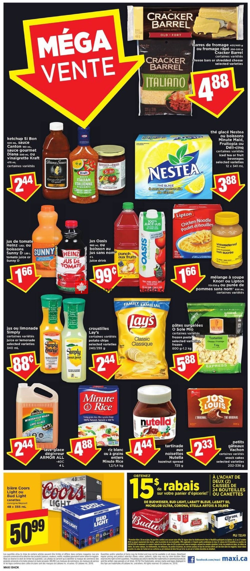 Maxi flyer from Thursday October 11, 2018 to Wednesday October 17, 2018 - page 7