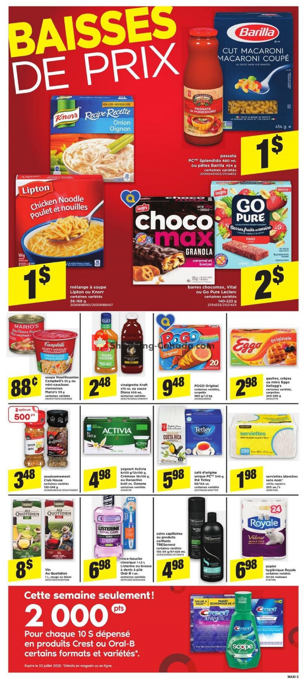 Maxi flyer from Thursday July 16, 2020 to Wednesday July 22, 2020 - page 7