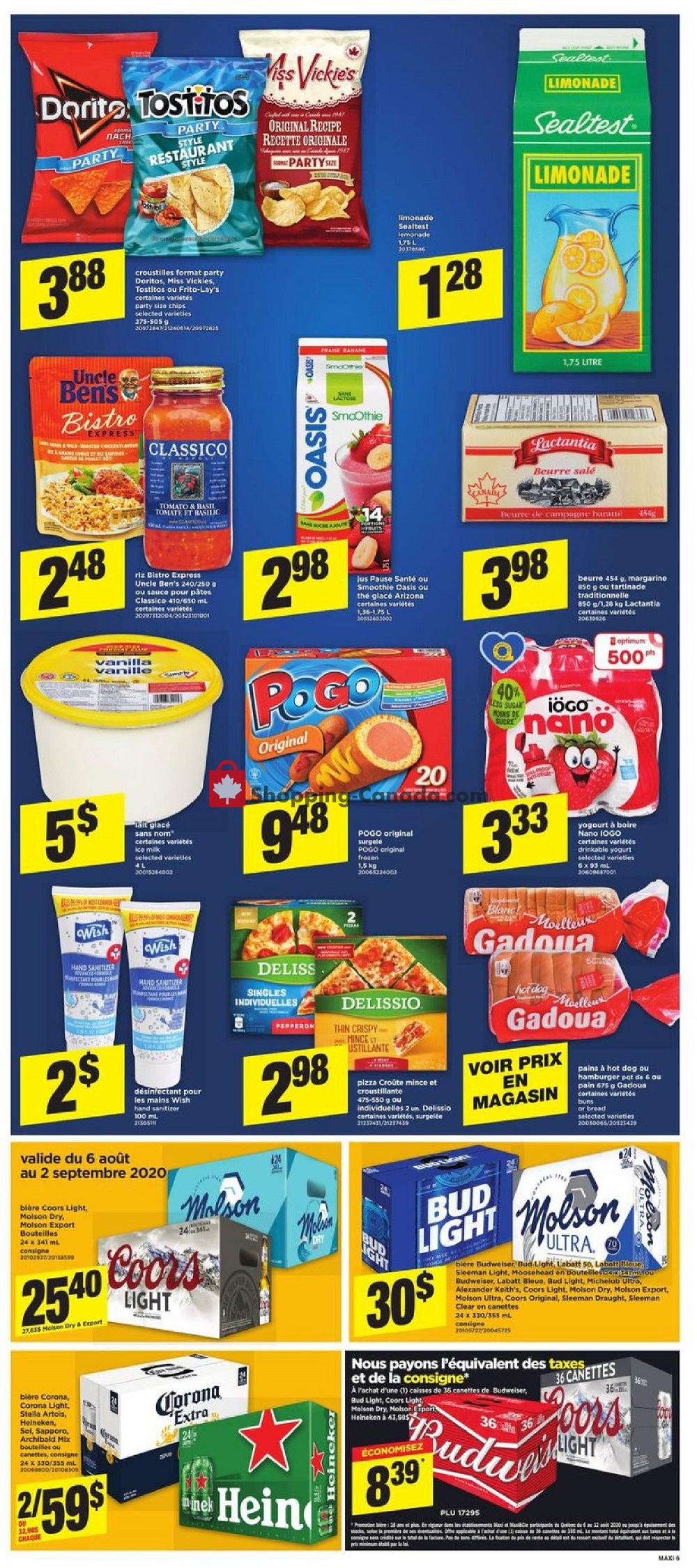 Maxi flyer from Thursday August 6, 2020 to Wednesday August 12, 2020 - page 5