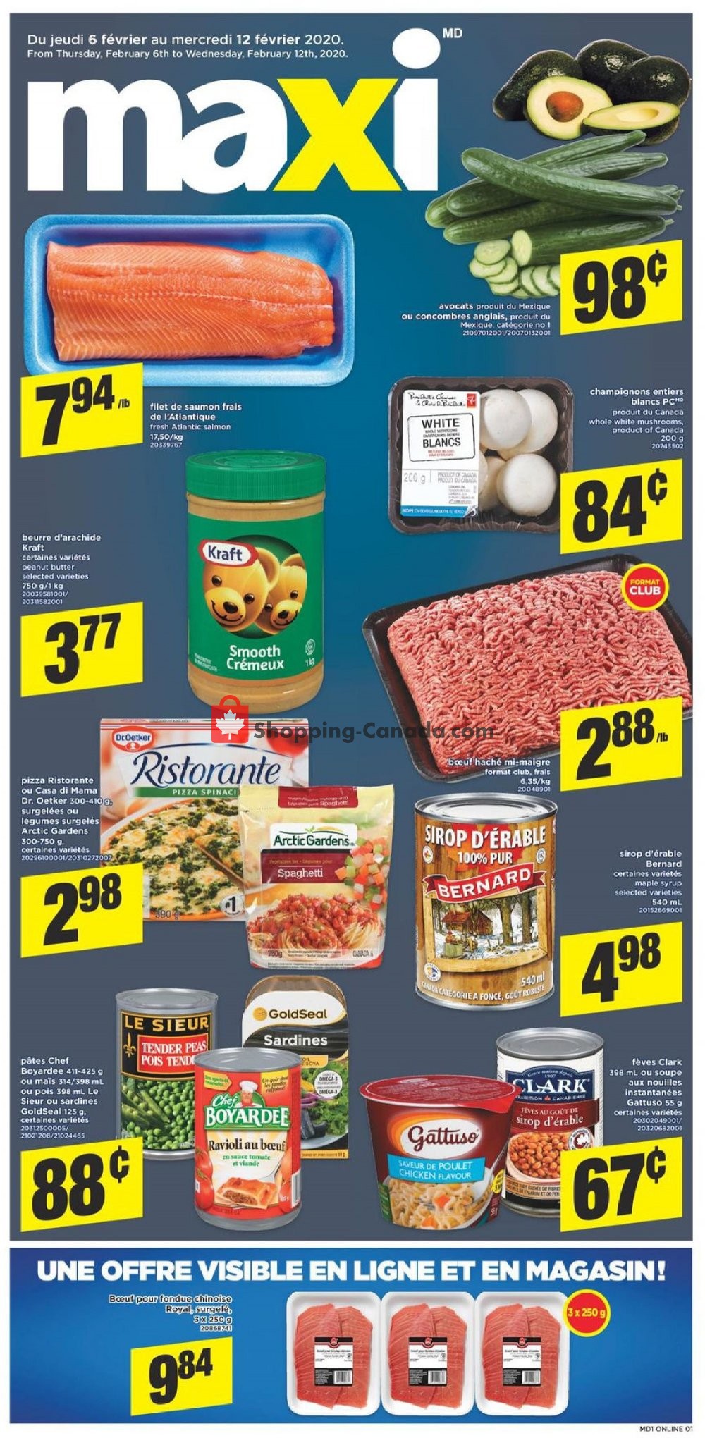 Maxi flyer from Thursday February 6, 2020 to Wednesday February 12, 2020 - page 1