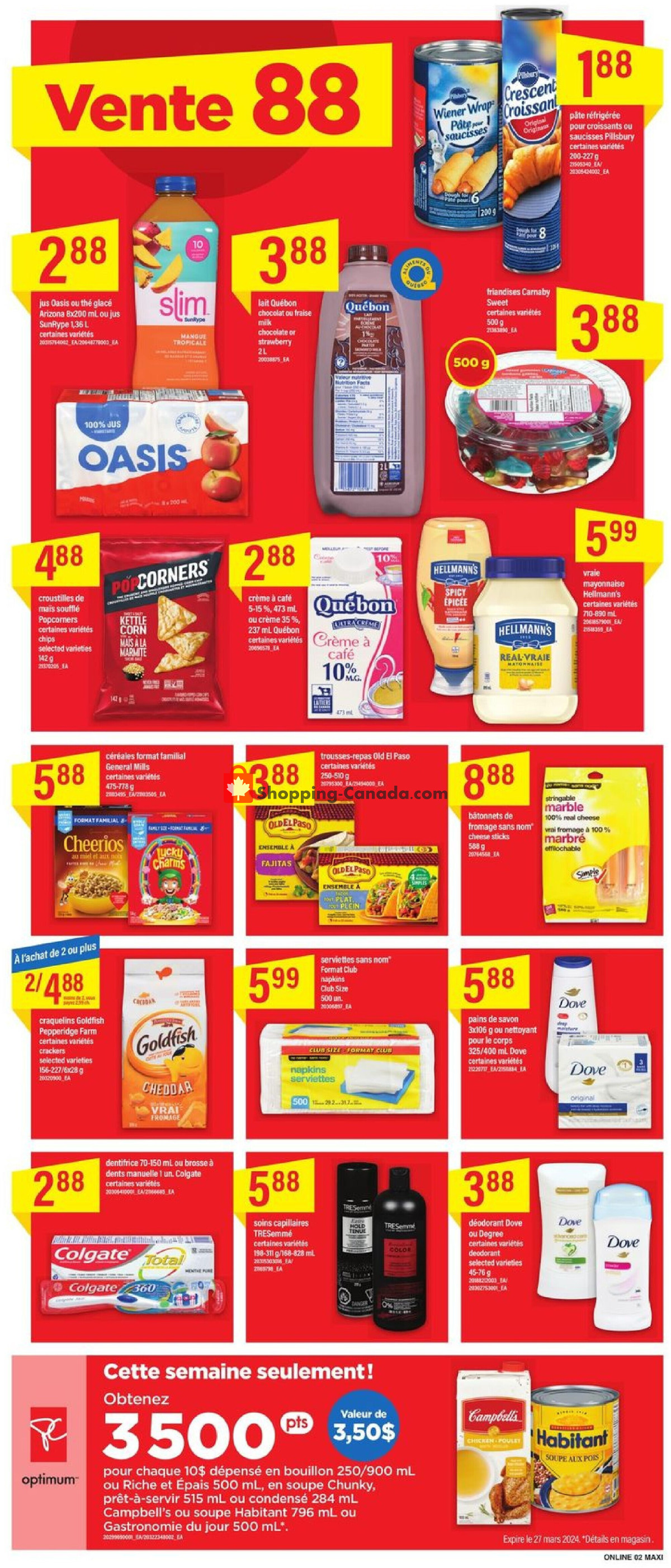 Maxi flyer from Thursday March 21, 2024 to Wednesday March 27, 2024 - page 12