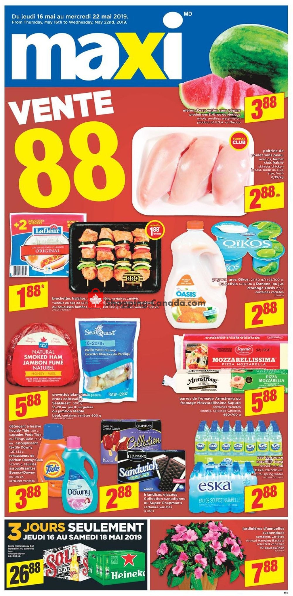 Maxi flyer from Thursday May 16, 2019 to Wednesday May 22, 2019 - page 1